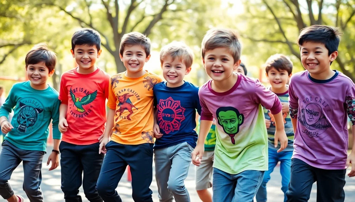 Elevate Your Boy's Style with Trendy Tshirt & Pant Sets from FastColors