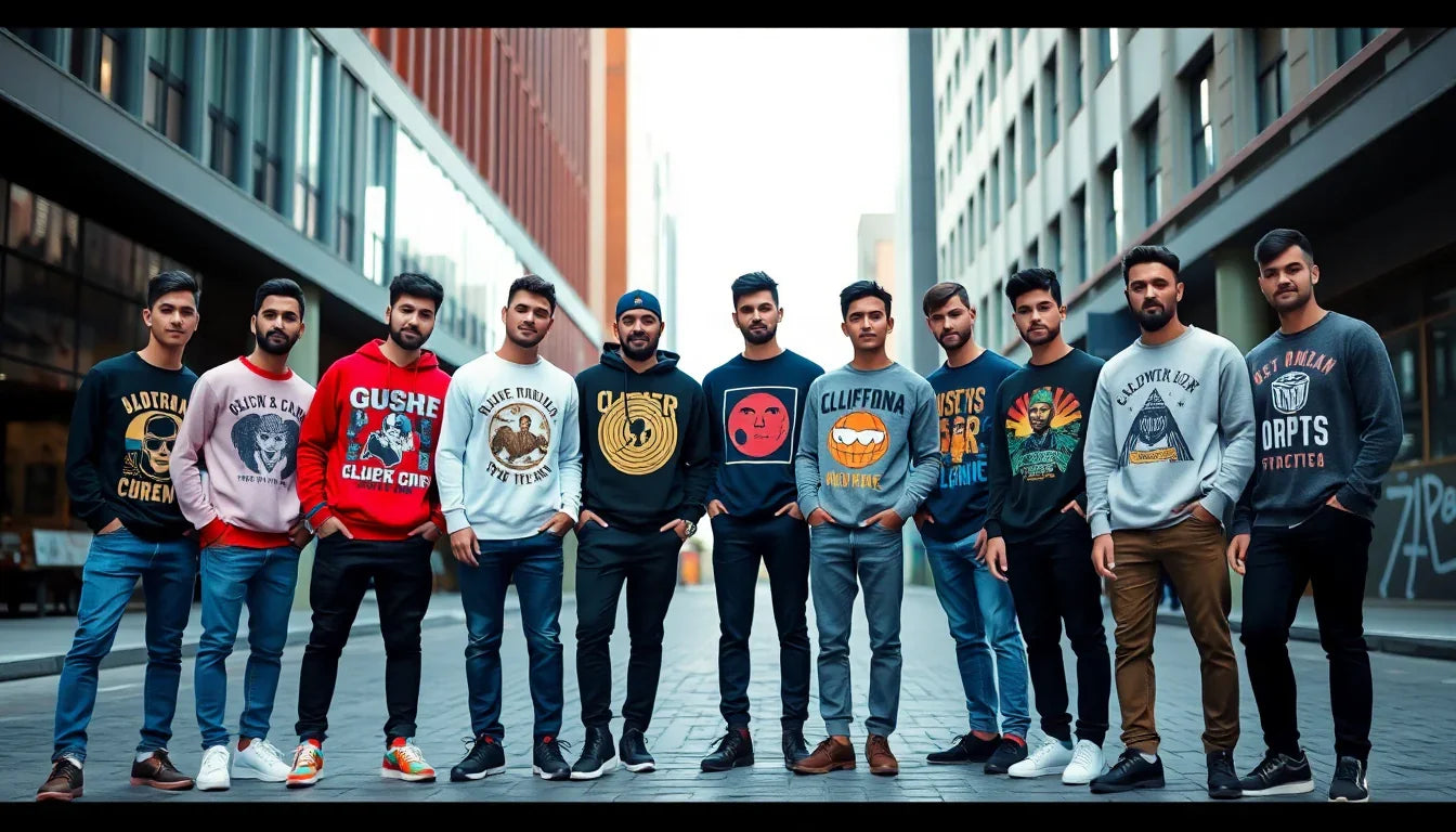 Art Meets Apparel: Express Yourself with Printed Men's Sweatshirts