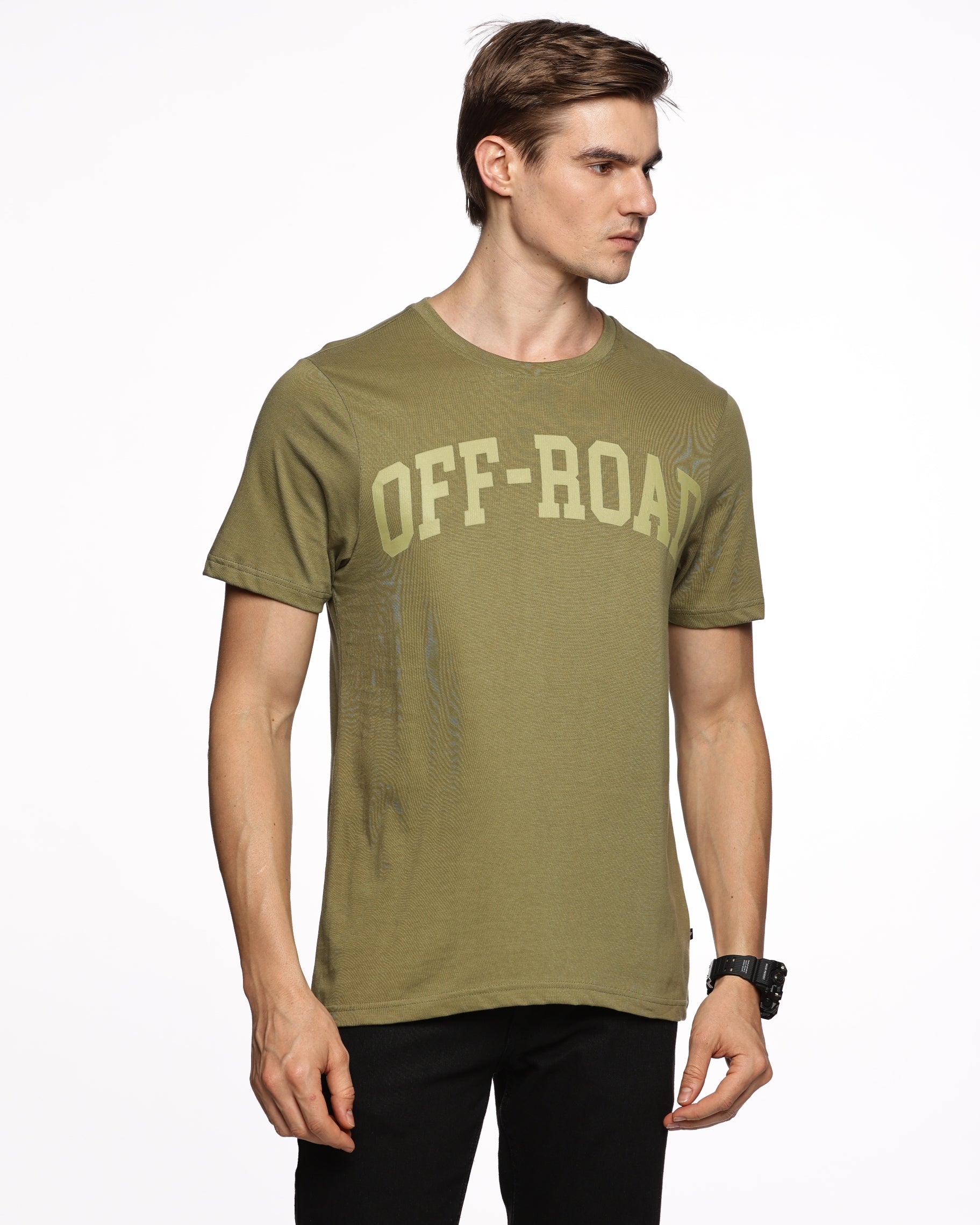 Coastal Escape: Men's Half-Sleeve Nautical Print Pure Cotton T-Shirt