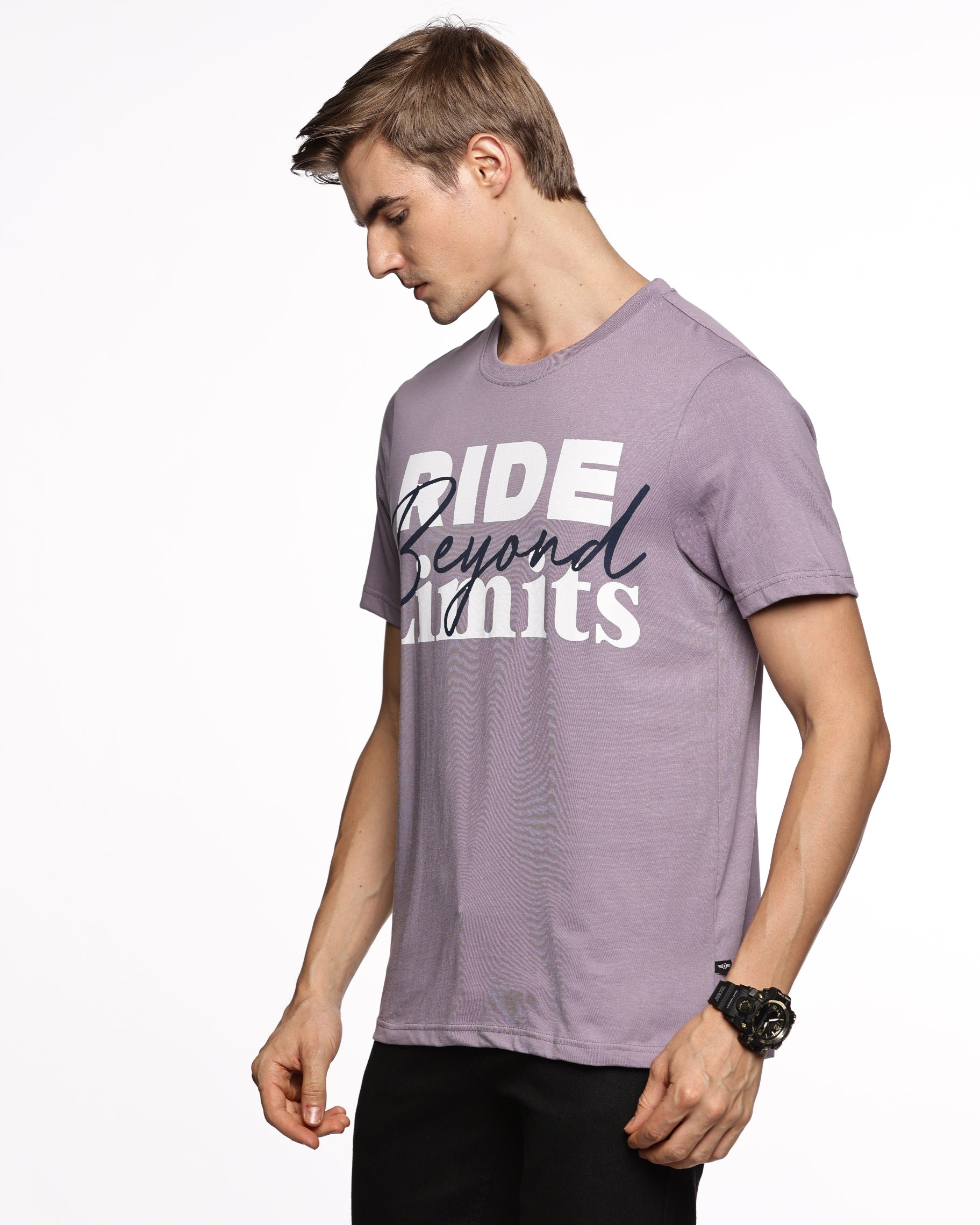 Urban Jungle: Men's Half-Sleeve Camo Print Pure Cotton T-Shirt
