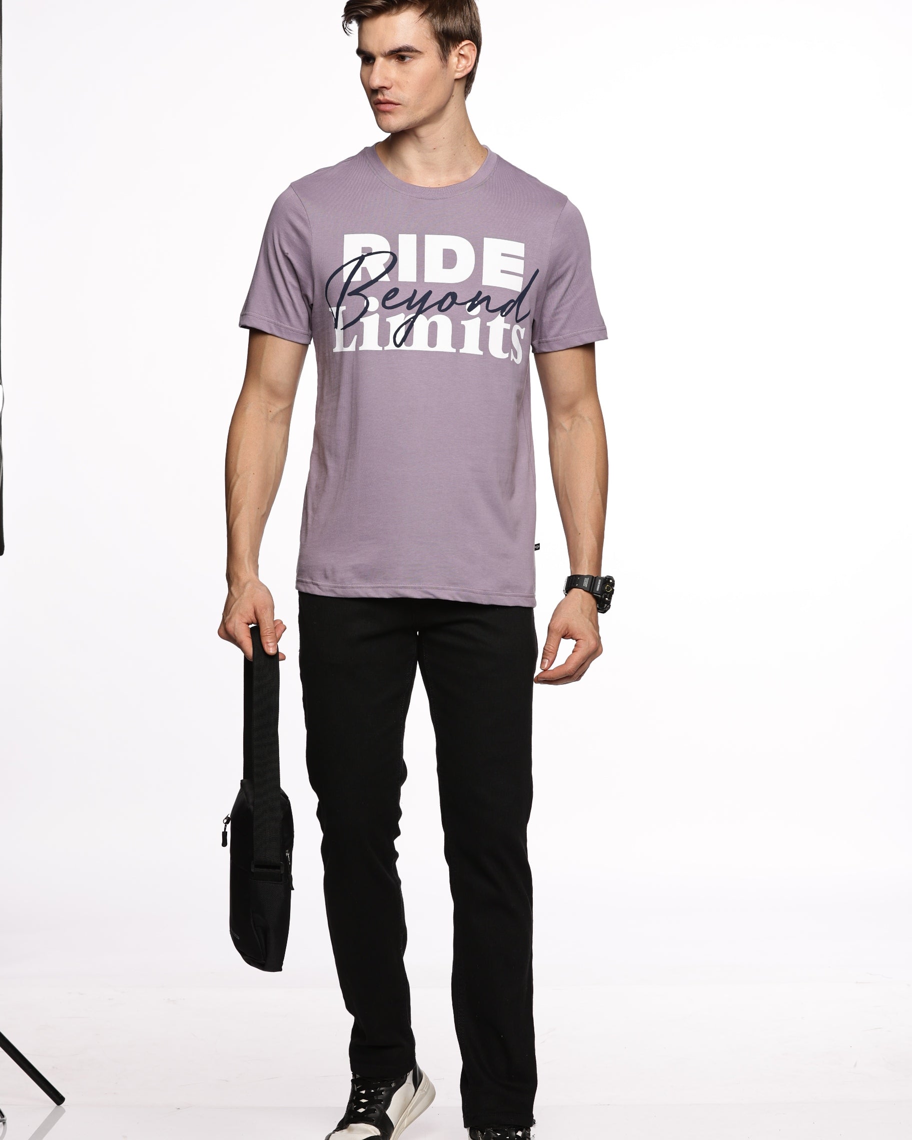 Urban Jungle: Men's Half-Sleeve Camo Print Pure Cotton T-Shirt
