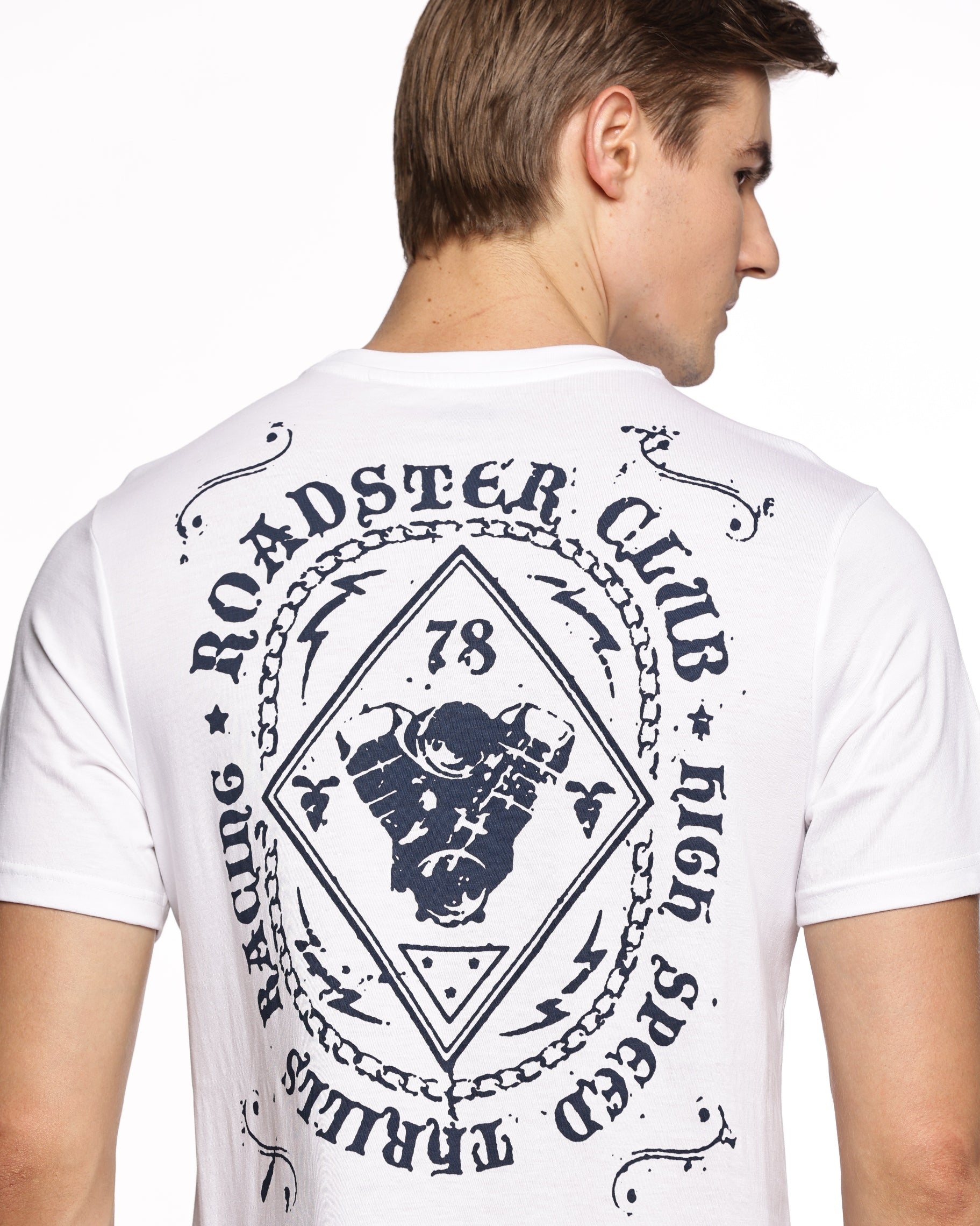 Sunset Shades: Men's Half-Sleeve Gradient Print Pure Cotton T-Shirt