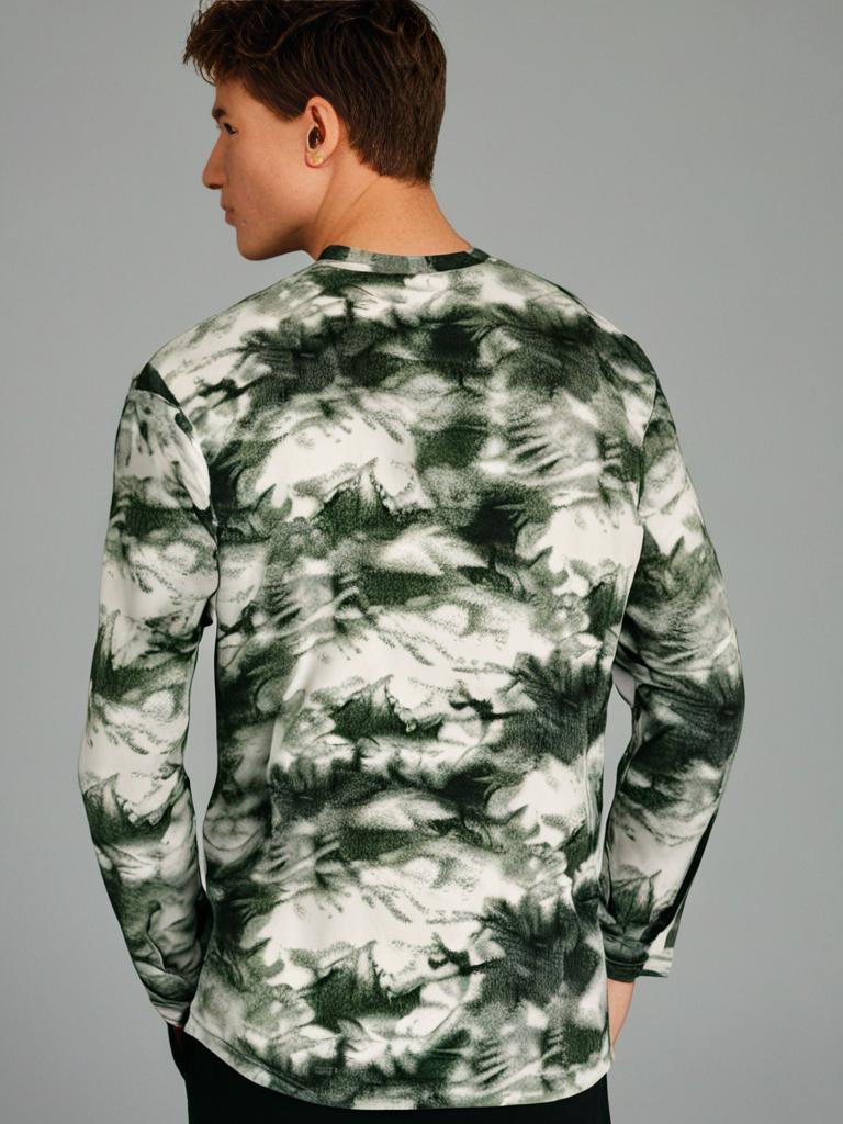 Urban Vibes: Full Sleeve Graphic T-Shirt