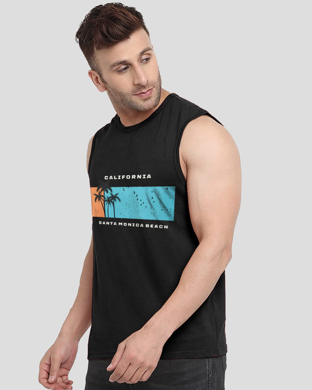 California Santa Maria Printed Men's Vests for Every Occasion | 2025 Black Trends-SIDE