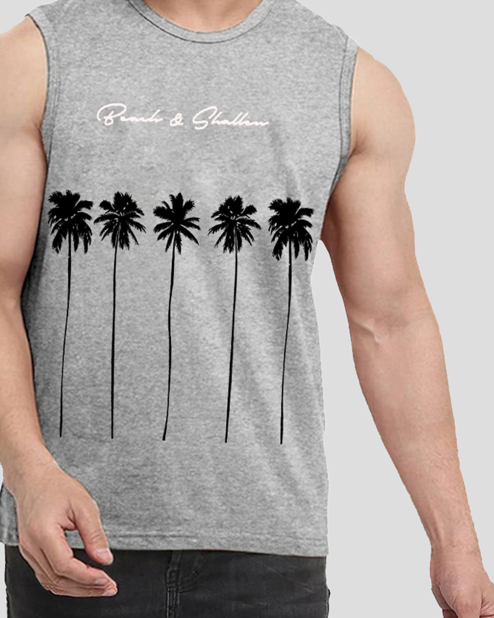 Black Printed Men's Vests for Graduation: Celebrate Your Achievement-SIDE
