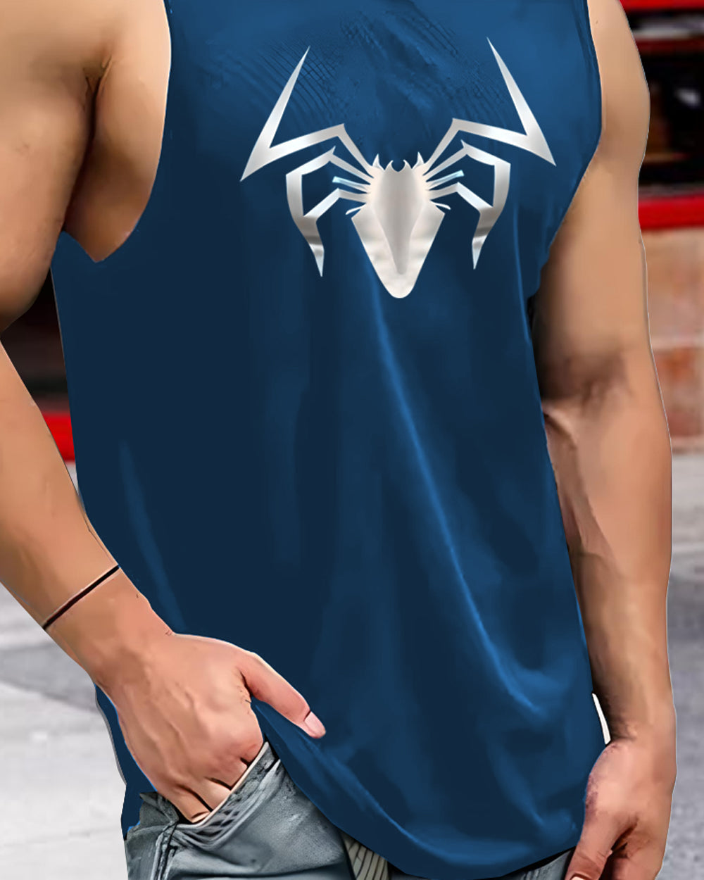 Quick-Dry Men’s Sleeveless Polyester Vest for All-Day Comfort
-SIN2