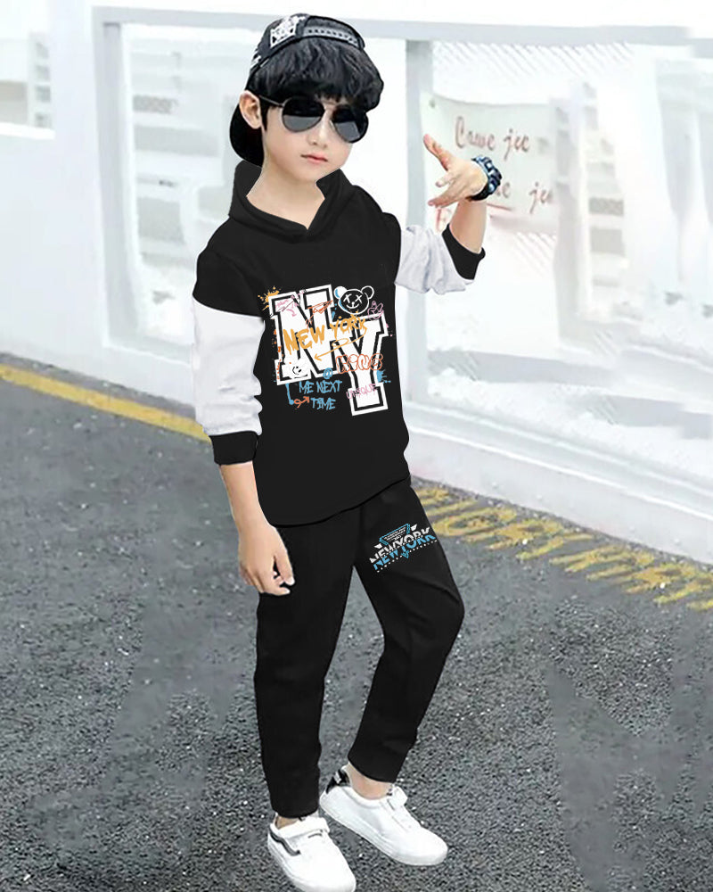 Boys’ Sports Jersey and track pants Set for Active Kids-side