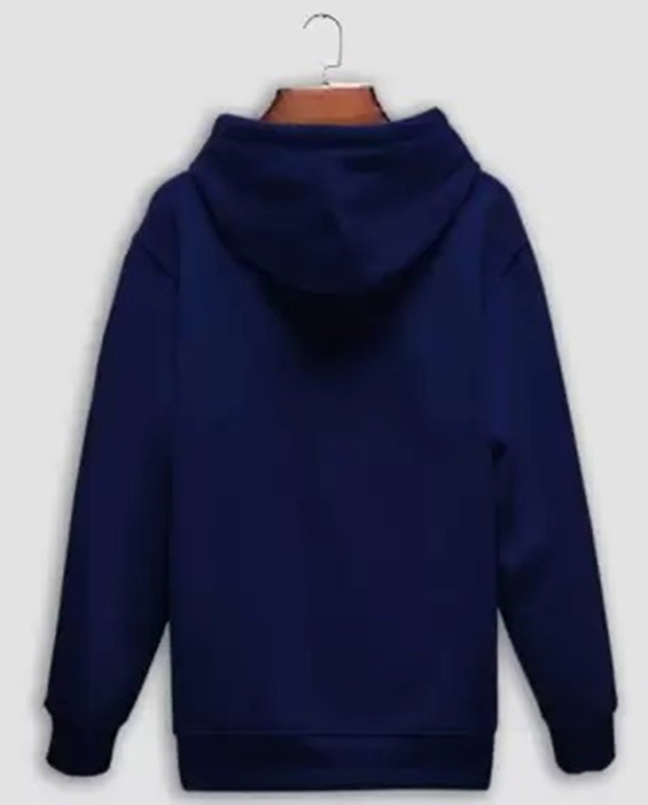All Over Print Navy Blue Hoodie Sweatshirt - FastColors
