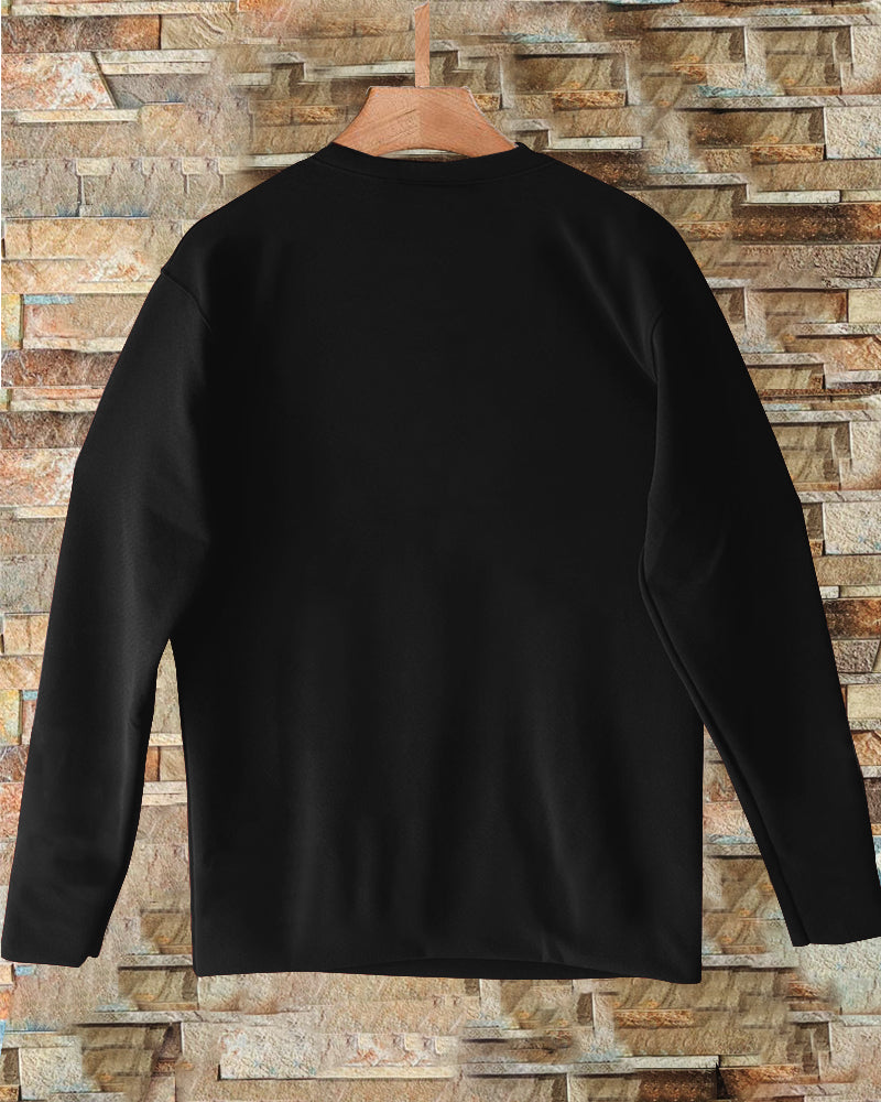 Crepe plain front #Black