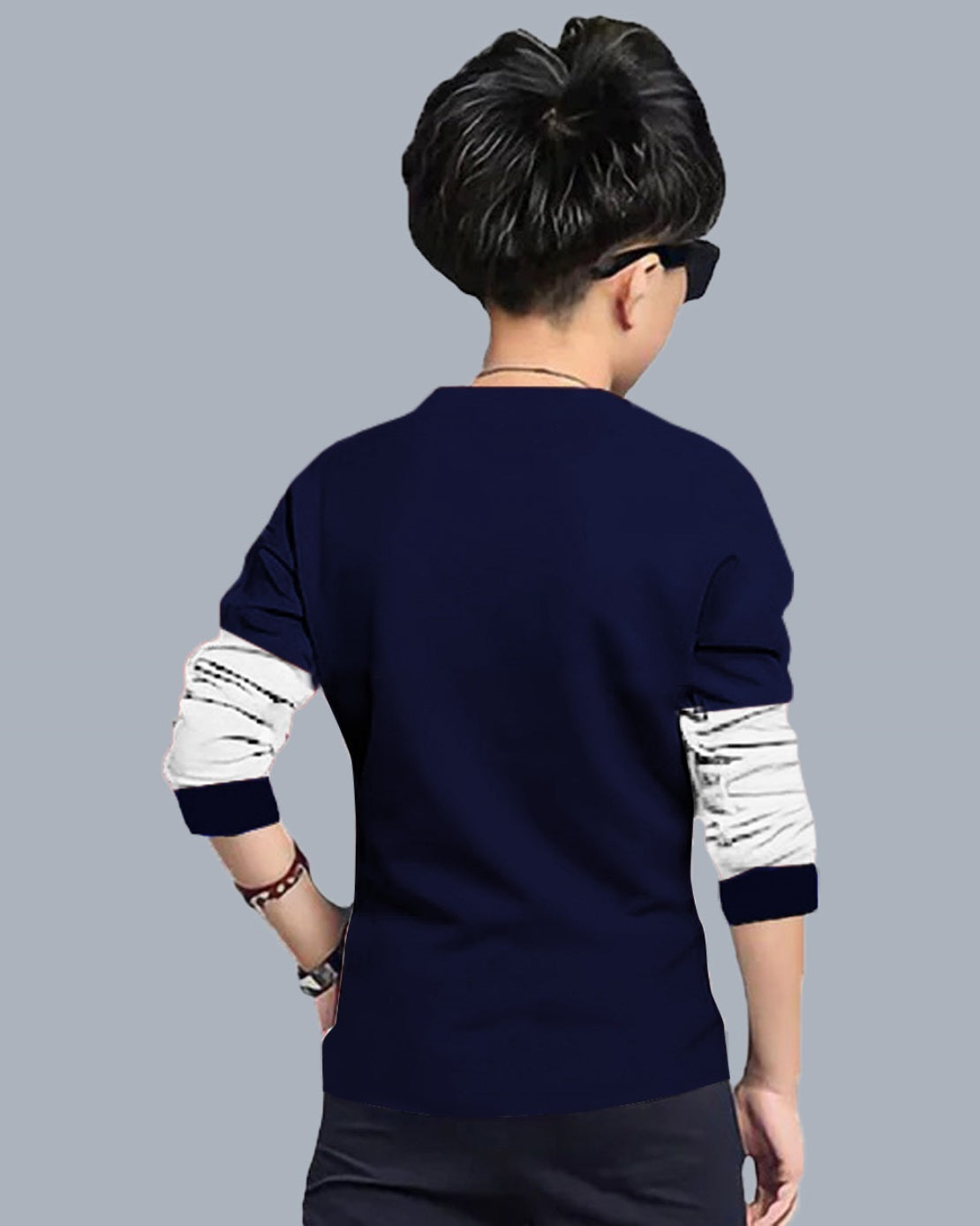 ColorBlocked Because Printed Boys Apparel Top and Bottom Set - FastColors