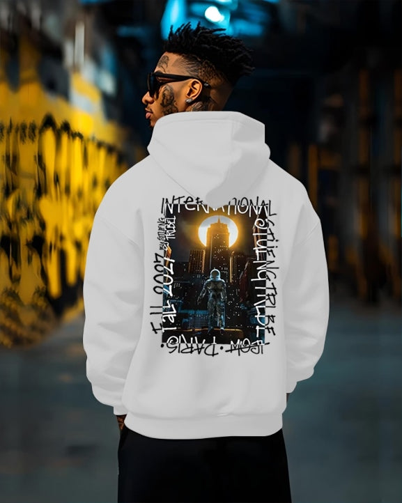Fall 2027 stylish hoodies for men / White