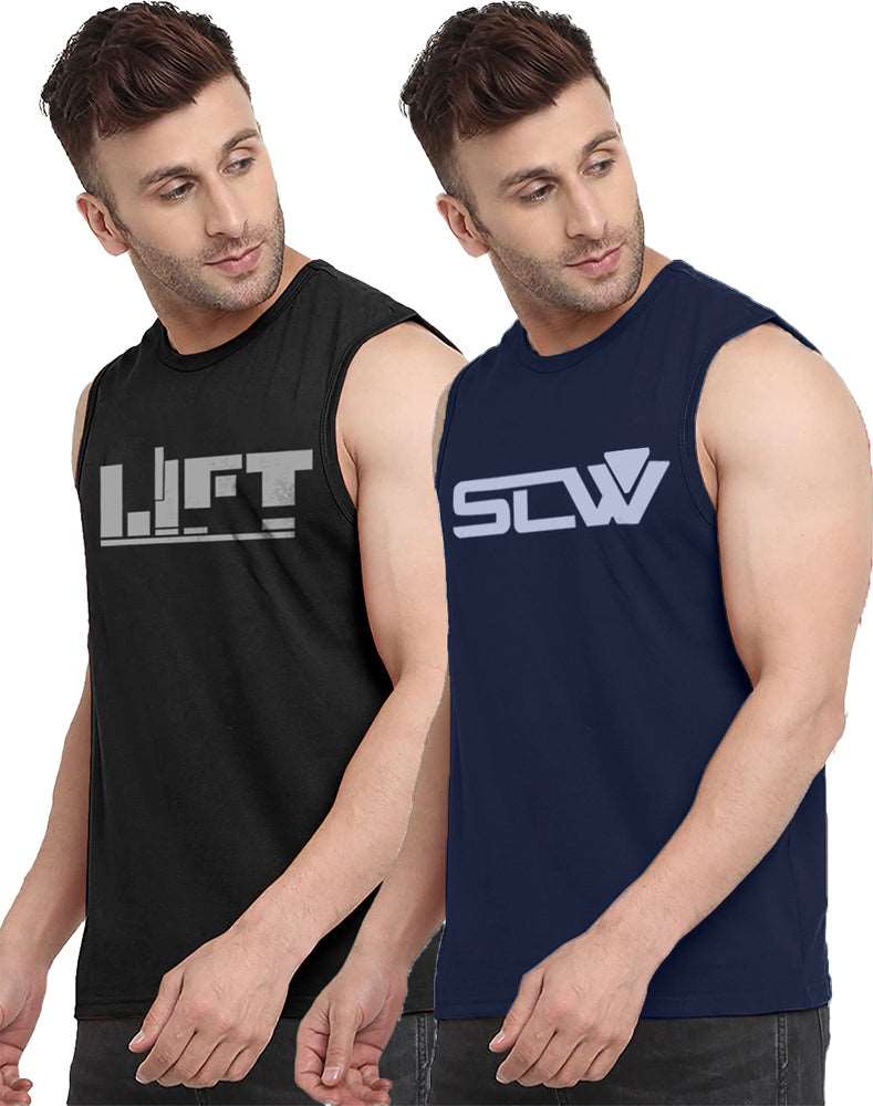 FastColors-Placement-Printed-Vests-Pack-of-2 - FastColors #color_Navy