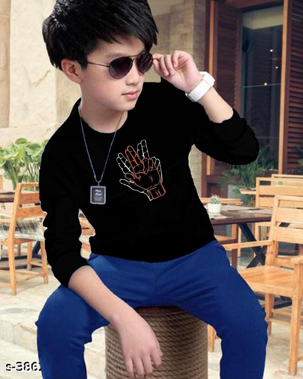 FastColors Fingers Direction Boys T Shirt - FastColors