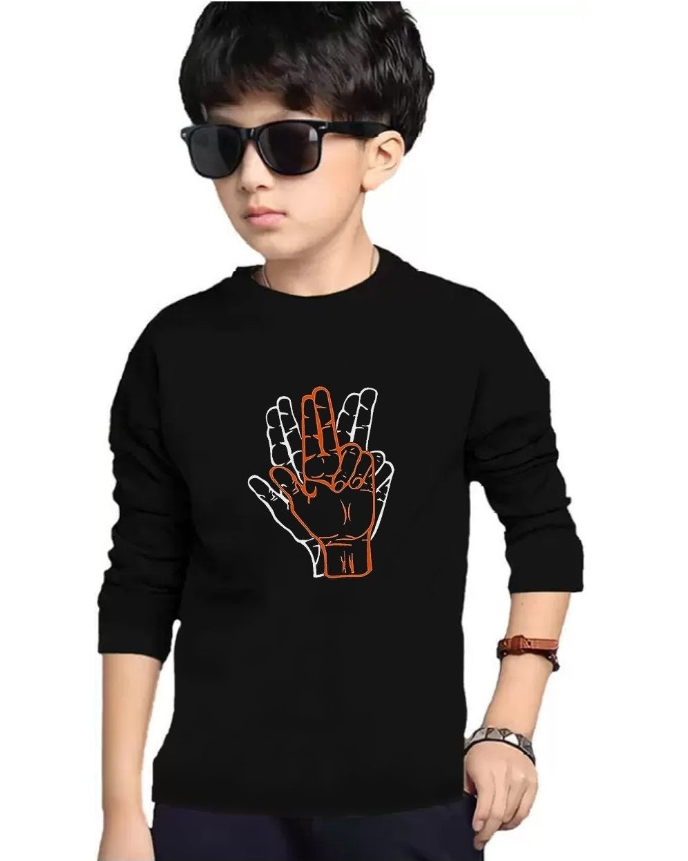 FastColors Fingers Direction Boys T Shirt - FastColors