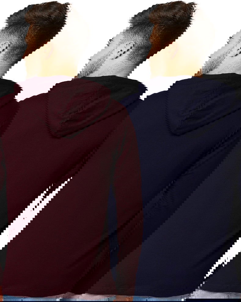 FastColors Graphic Print Men Hooded Neck Multicolor T-Shirt - FastColors