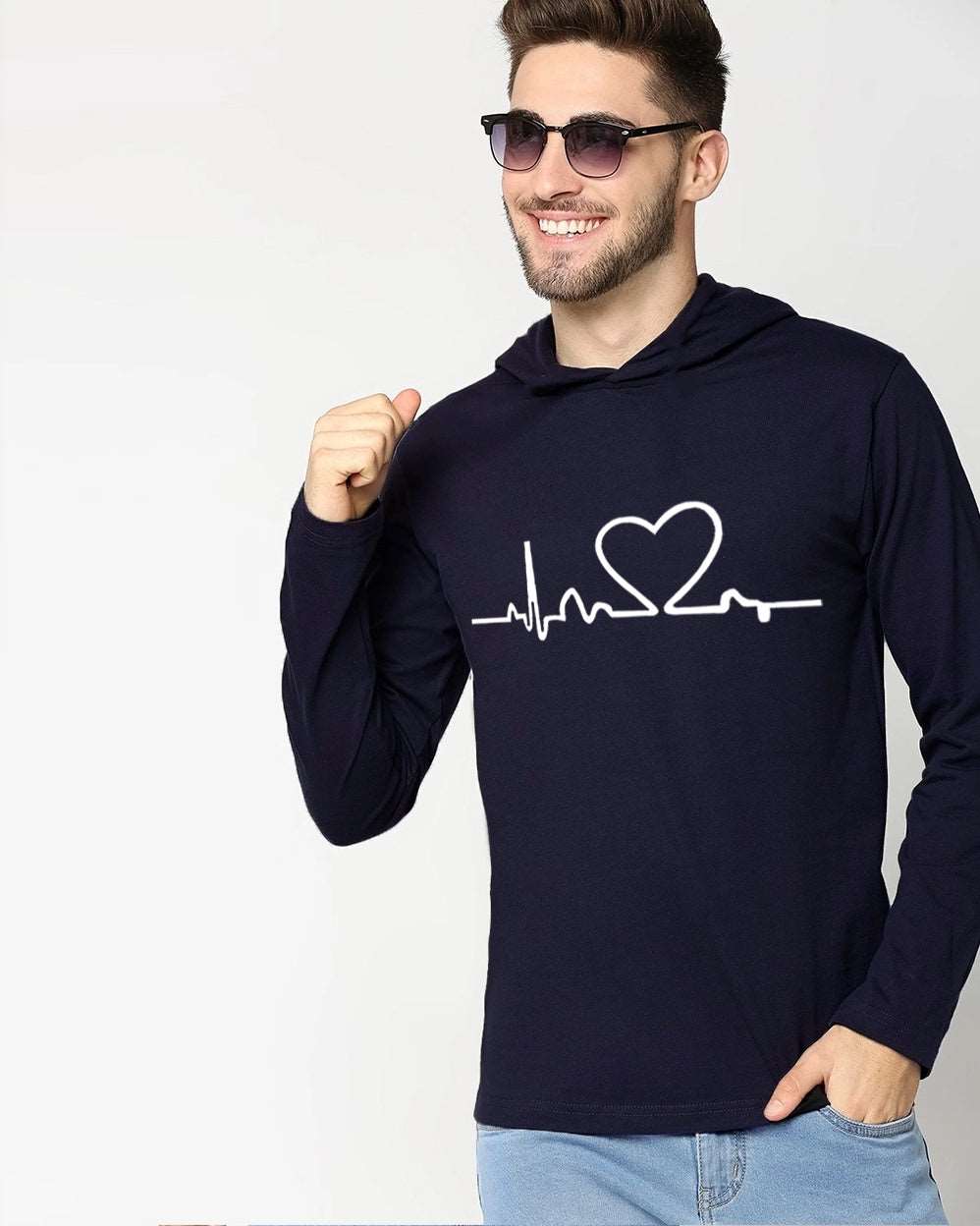 FastColors Graphic Print Men Hooded Neck Multicolor T-Shirt - FastColors