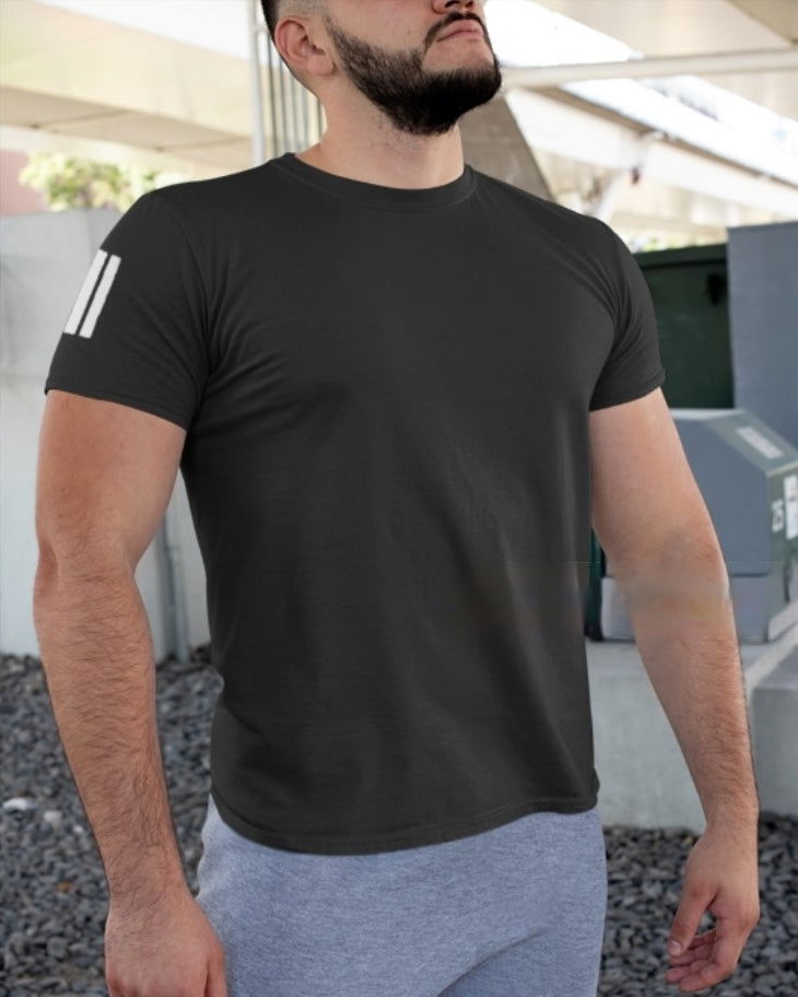 FastColors Half Sleeve Solid Men Round Neck Polyester T-Shirt - FastColors