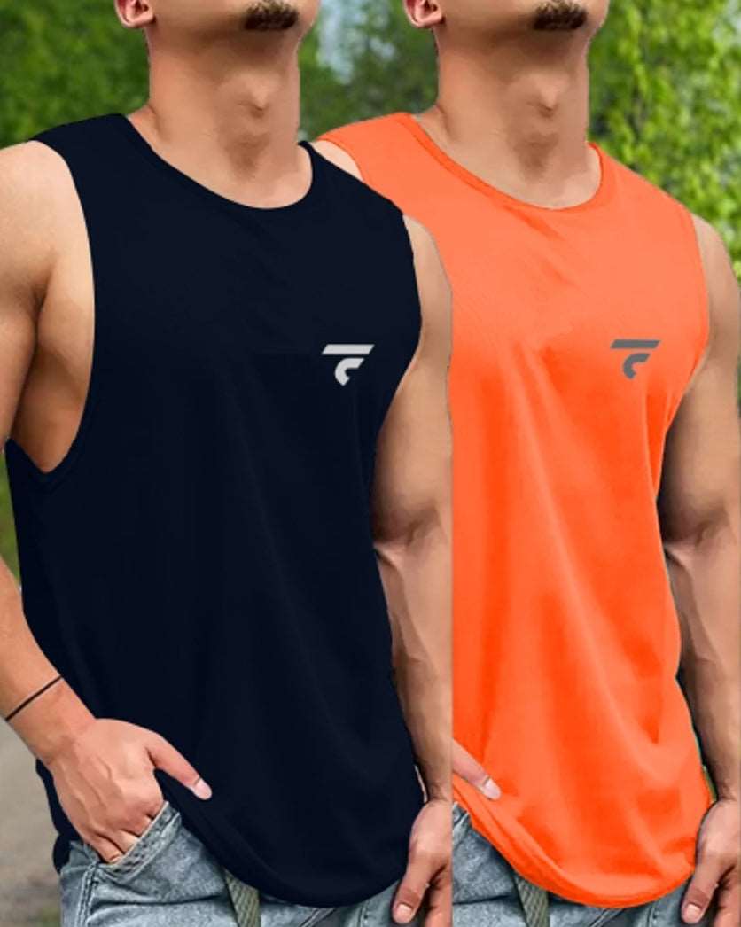 FastColors Logo Printed Pack of 2 Vest - FastColors