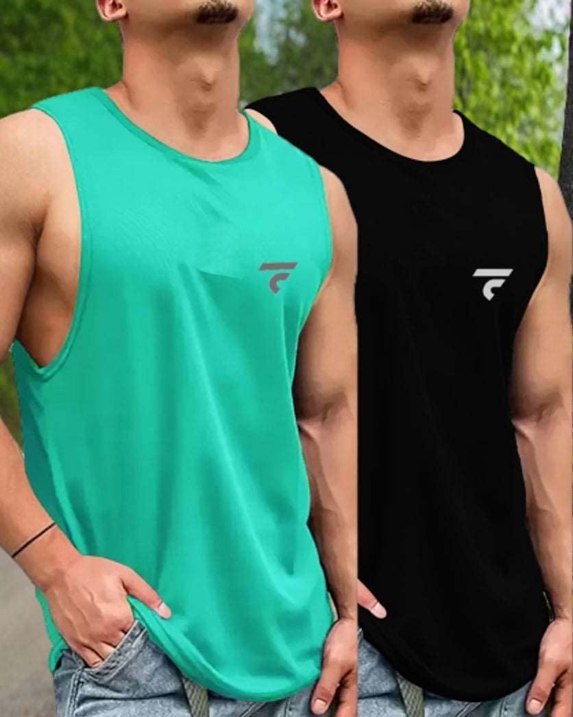 FastColors Logo Printed Pack of 2 Vest - FastColors