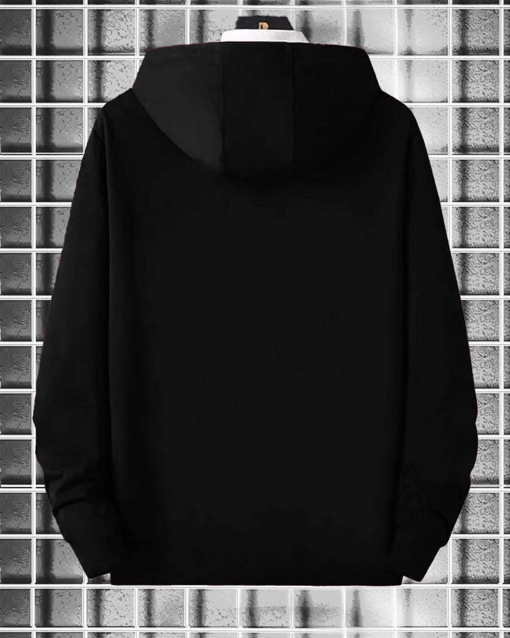 FastColors Printed Men Hooded Neck Black T-Shirt - FastColors