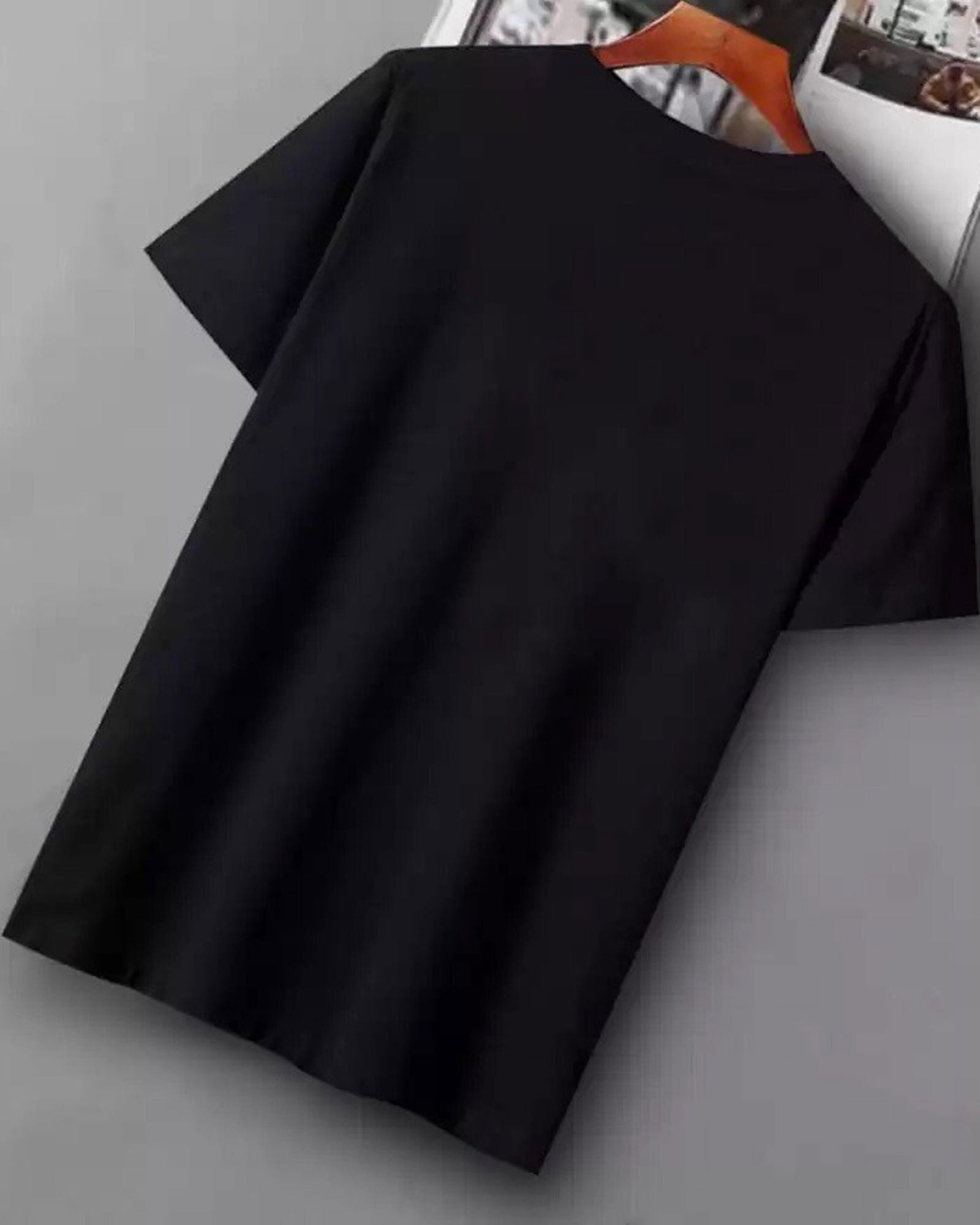FastColors Printed Men Round Neck Black T-Shirt - FastColors