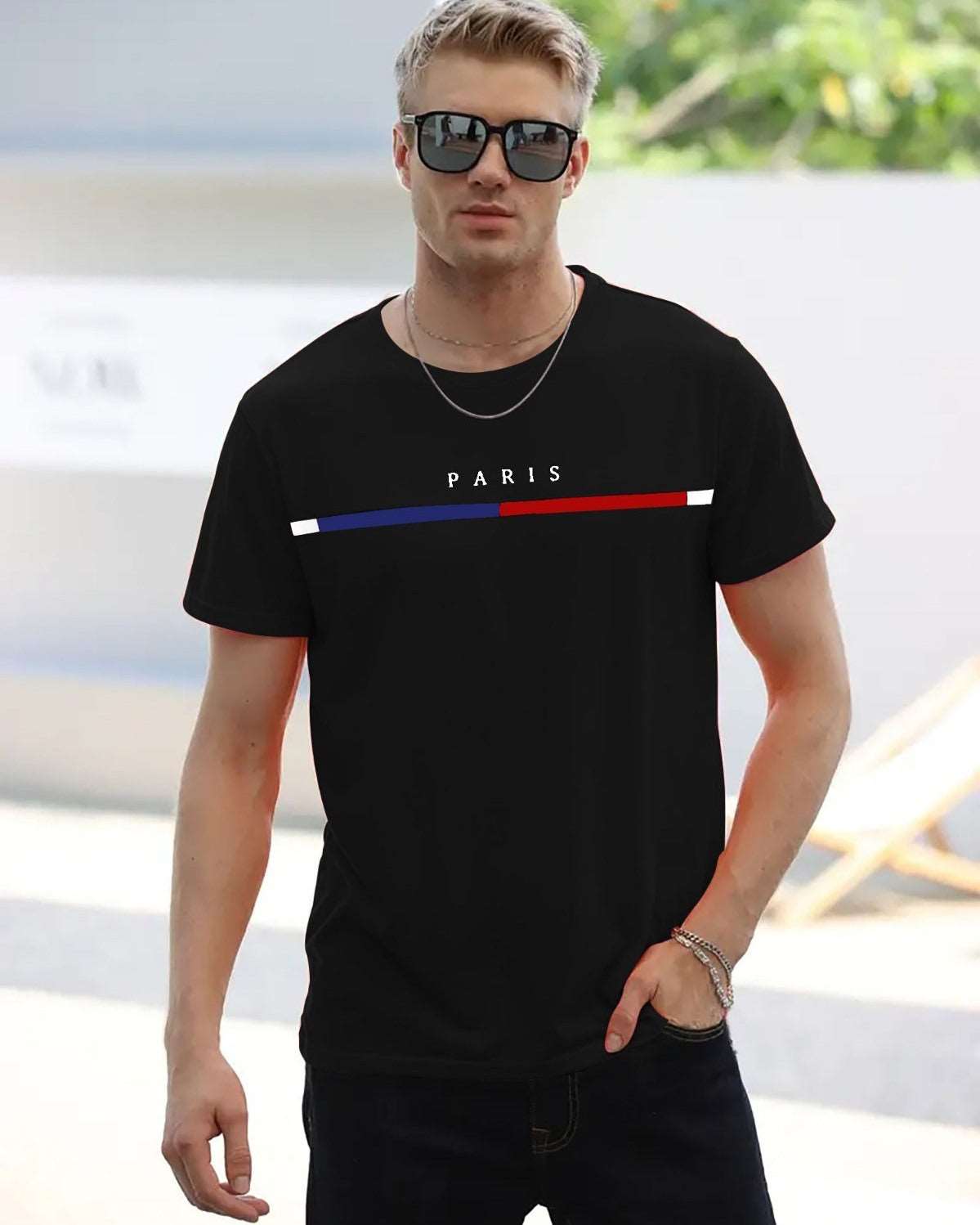 FastColors Typography Men Round Neck Black T-Shirt - FastColors