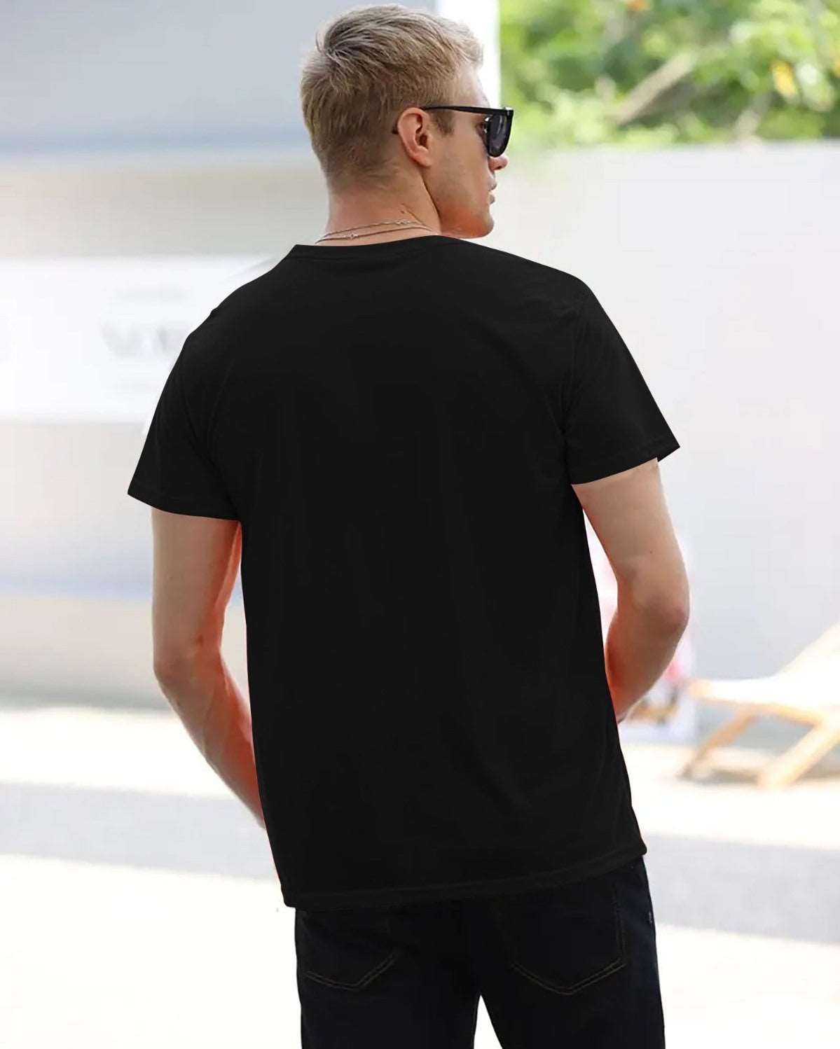 FastColors Typography Men Round Neck Black T-Shirt - FastColors