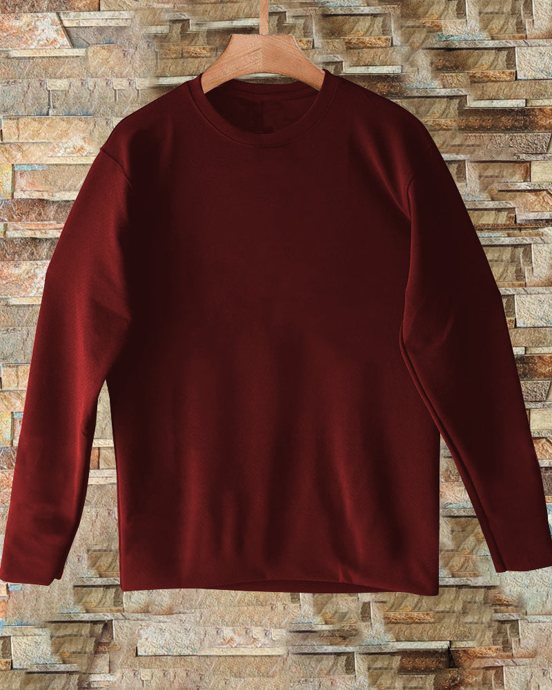 #Maroon Crepe plain front