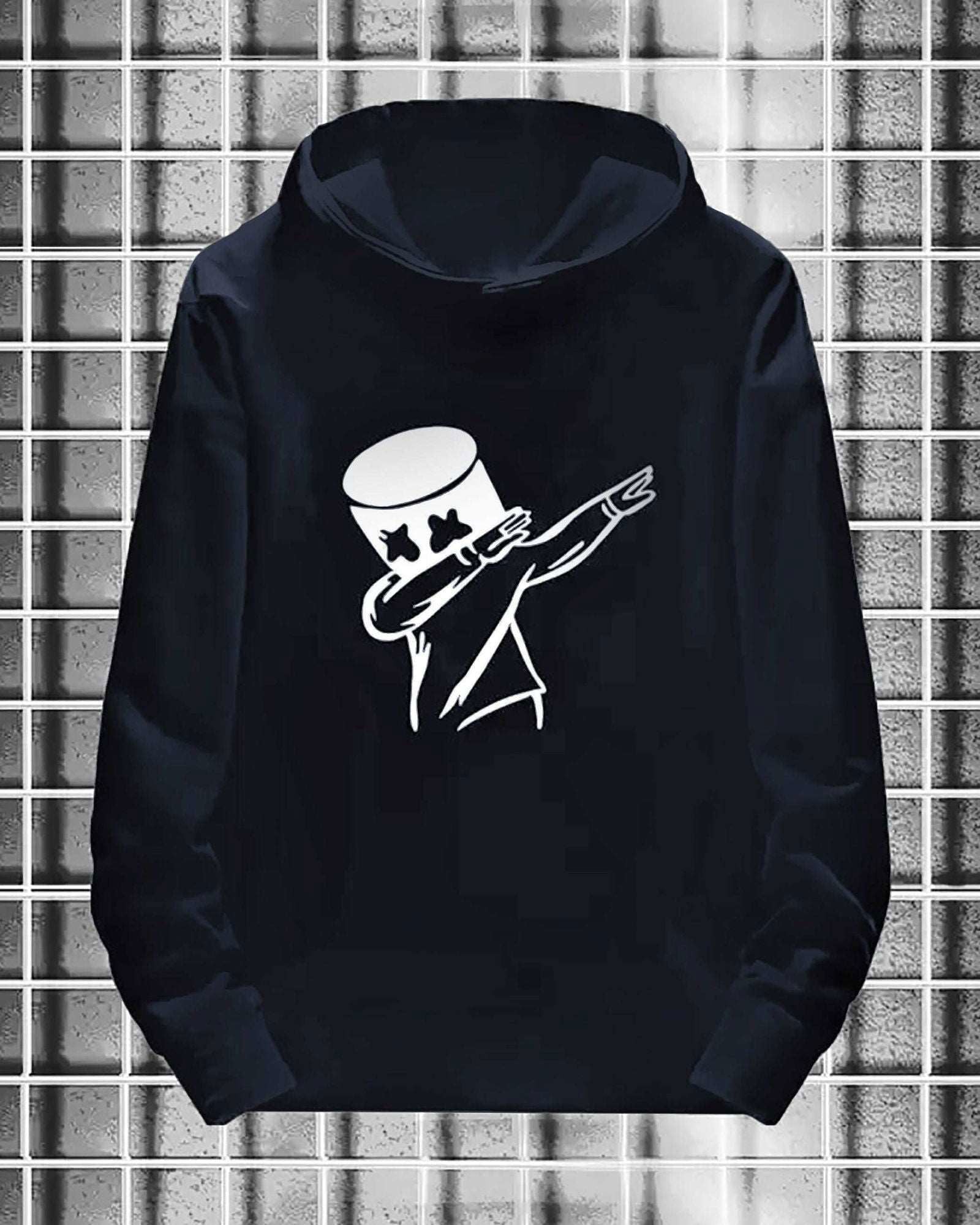 Marshmellow Printed hoodies t-shirt for men