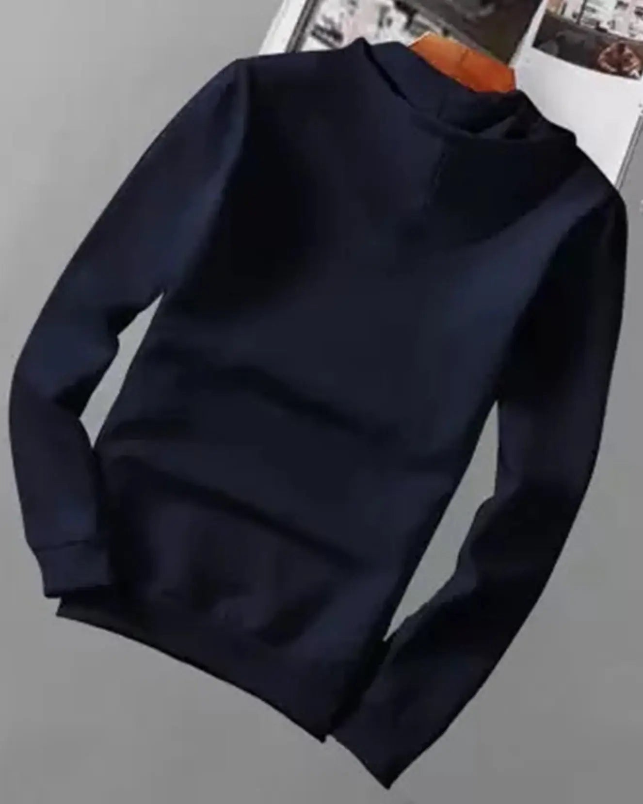 Men's Navy Blue Hoodie Sweatshirt - FastColors #color_Navy