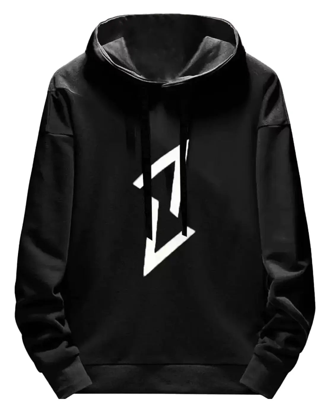 #color_Black Mens Hooded Winter SweatShirts - FastColors