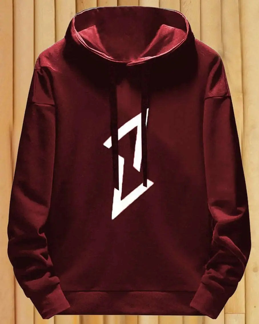#color_maroon Mens Hooded Winter SweatShirts - FastColors
