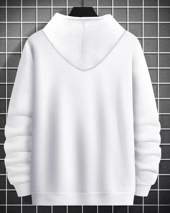 Mens Hooded Winter SweatShirts - FastColors #color_White