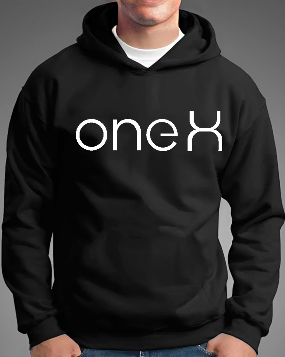 #color_Black ONE Hoodie Sweatshirt - FastColors
