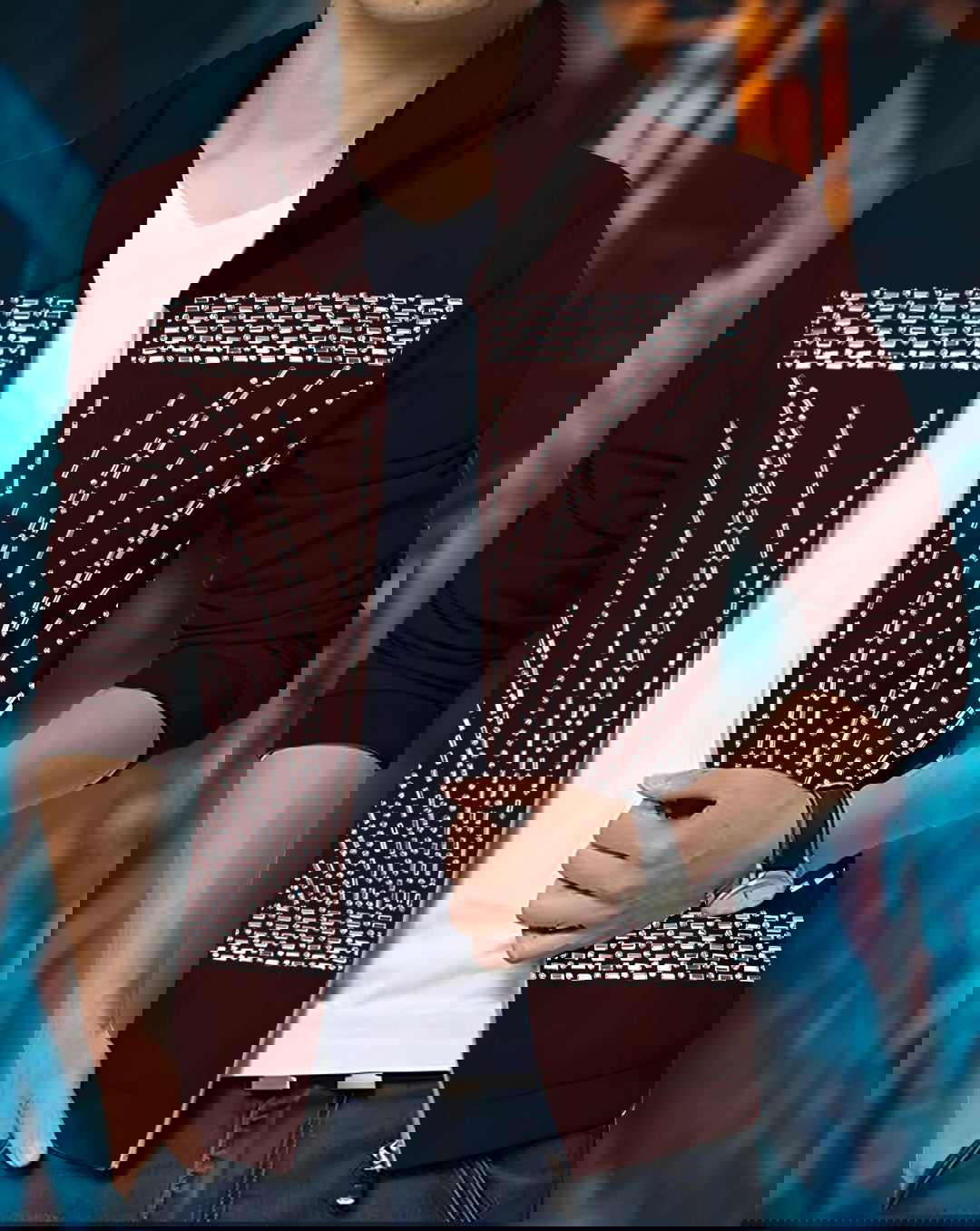 Printed All Over Hoodie Jackets/Maroon - FastColors - Printed Hooded Jackets Maroon - #tag1# - #tag2# - #tag3# -