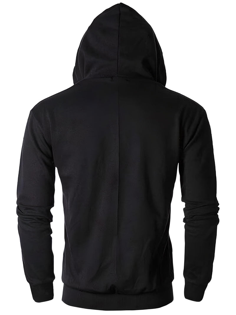 Printed Hooded Jackets Black - FastColors - Printed Hooded Jackets-Black - #tag1# - #tag2# - #tag3# -