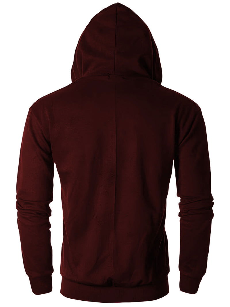 Printed Hooded Jackets Maroon - FastColors - Printed Hooded Jackets-Maroon - #tag1# - #tag2# - #tag3# -