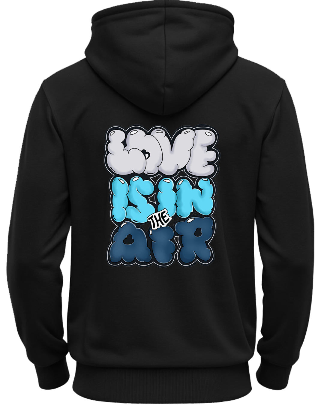 Printed Hooded Neck Sweatshirt/Black - FastColors - Printed Hooded Neck Sweatshirts Black - #tag1# - #tag2# - #tag3# -