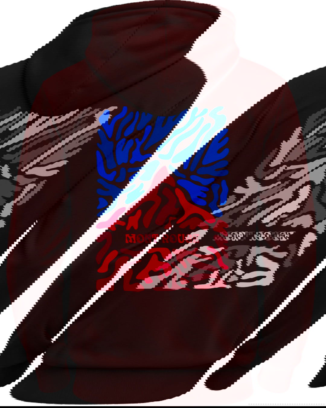 Printed Hooded Neck Sweatshirt/Maroon - FastColors - Printed Hooded Neck Sweatshirts Maroon - #tag1# - #tag2# - #tag3# -