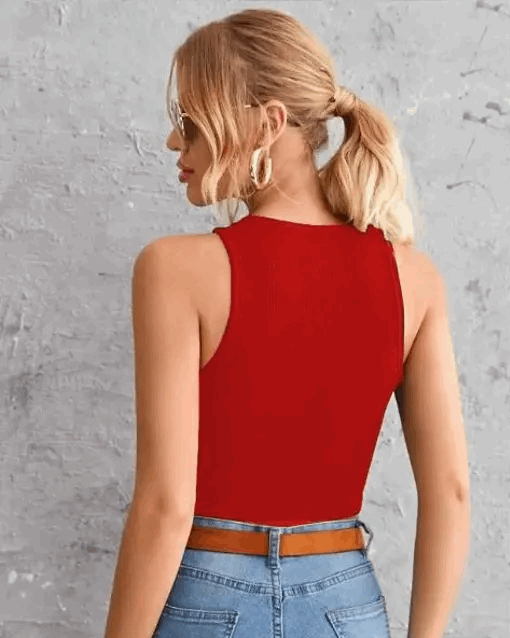 Red Sleeveless women Crop Top 5065 - FastColors - Red Sleeveless Women's Crop Top 5065 - FastColors - #tag1# - #tag2# - #tag3# -