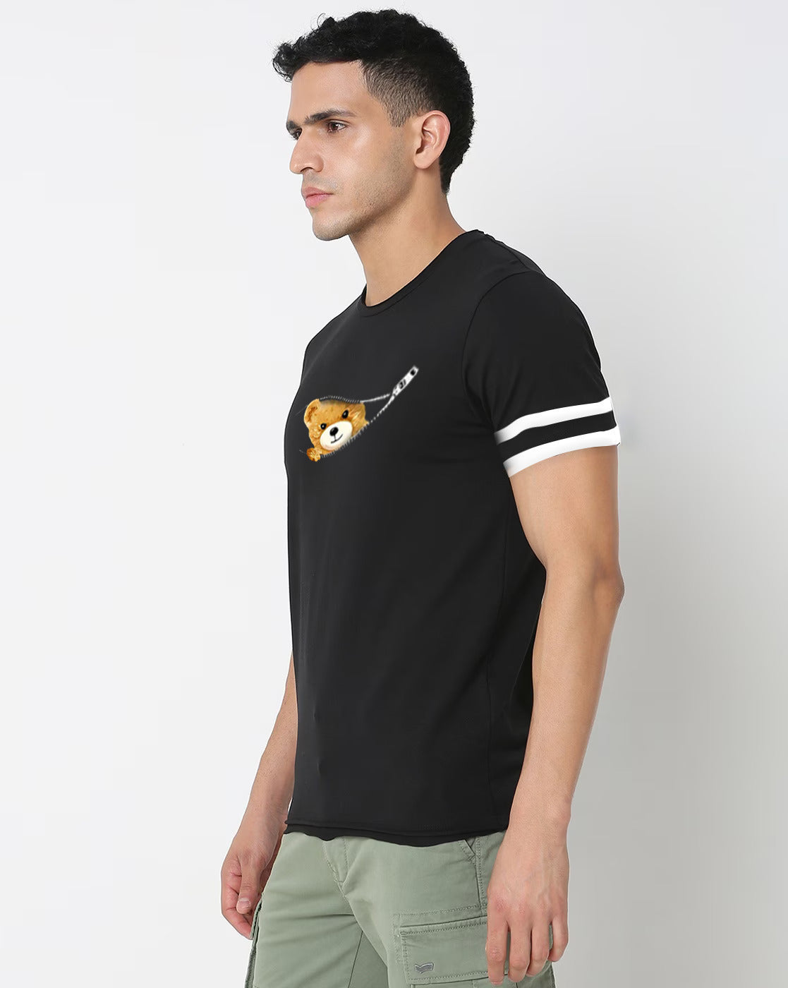 Teddy Printed half sleeve t-shirt for men - FastColors - Teddy Printed Half Sleeve T-Shirts - FastColors - #tag1# - #tag2# - #tag3# -