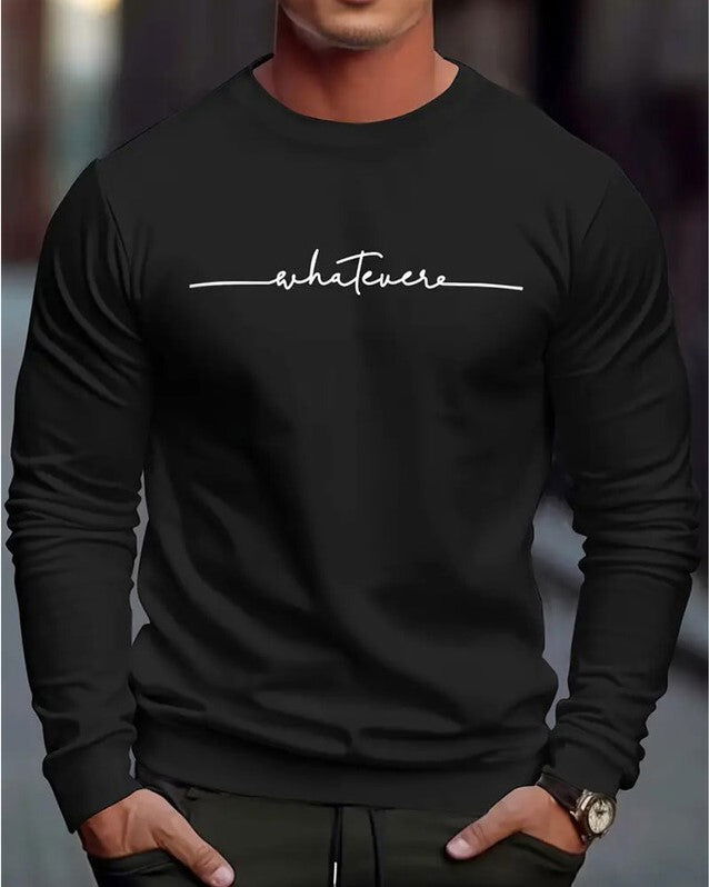 Whatever Round Neck Sweater - FastColors - Whatever Round Neck Sweater - FastColors - #tag1# - #tag2# - #tag3# -