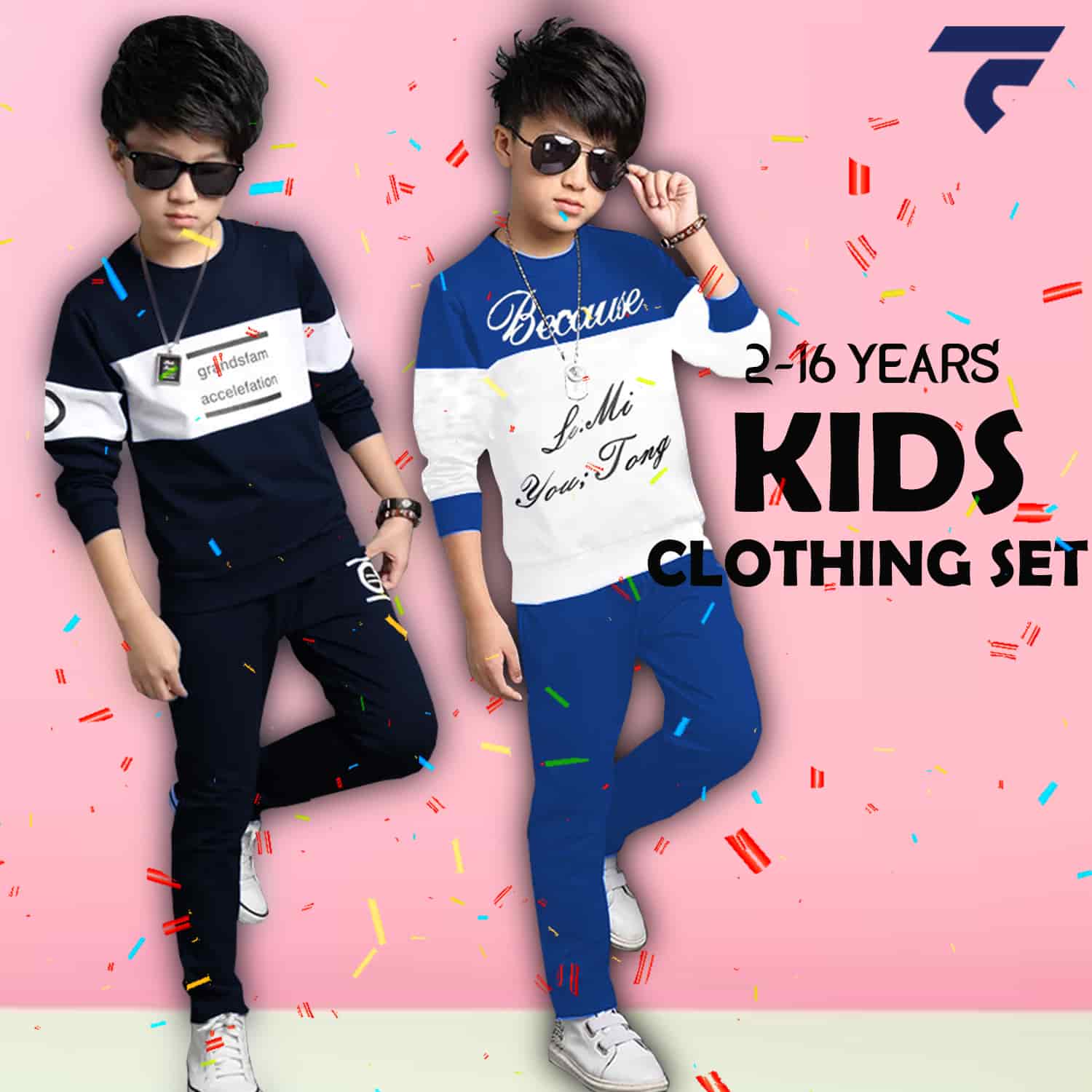 FastColors kids top bottom set 2-16 Years Top & Bottom Clothing sets