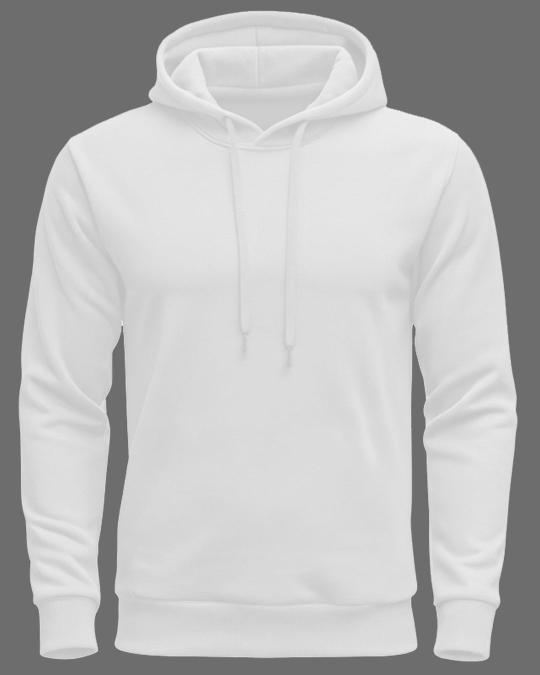 Printed best hoodies for men/White