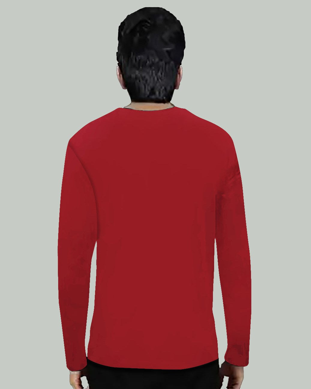 Simple Things Full Sleeve Men T-Shirt - FastColors #color_Red