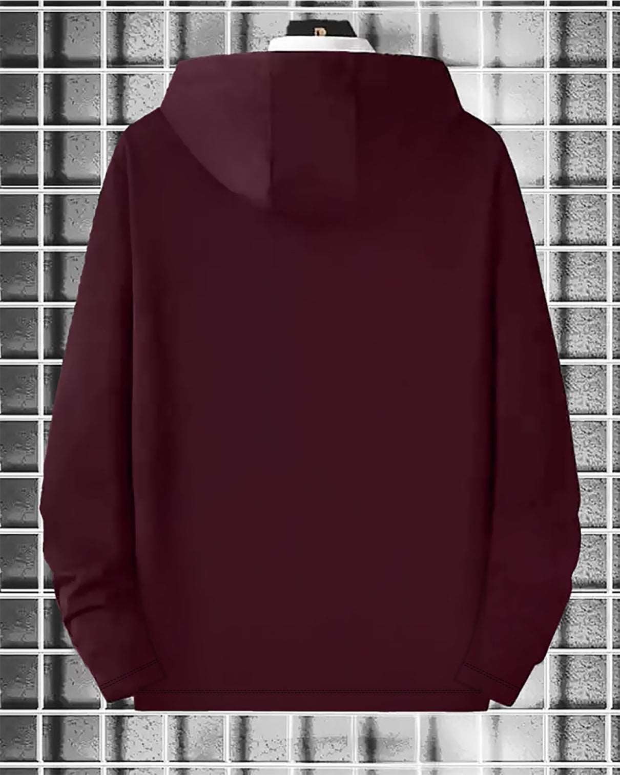 Mens Hooded Winter SweatShirts - FastColors #color_maroon