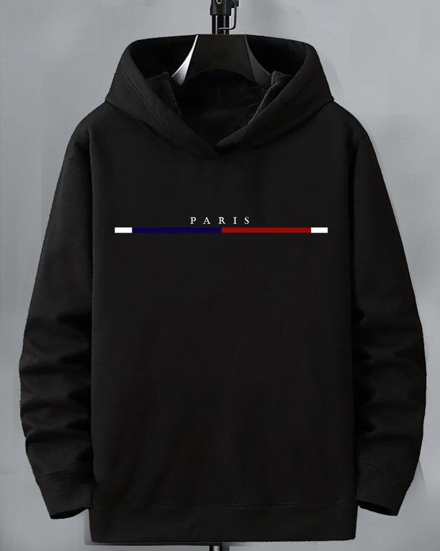 PARIS Pullover Hooded Sweatshirt for Men - FastColors