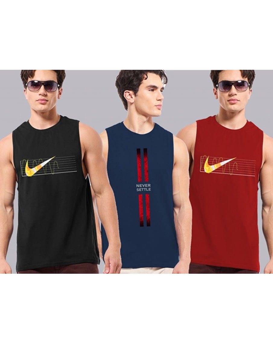 QuikSilver Black Printed Men's Vests for a Modern Edge