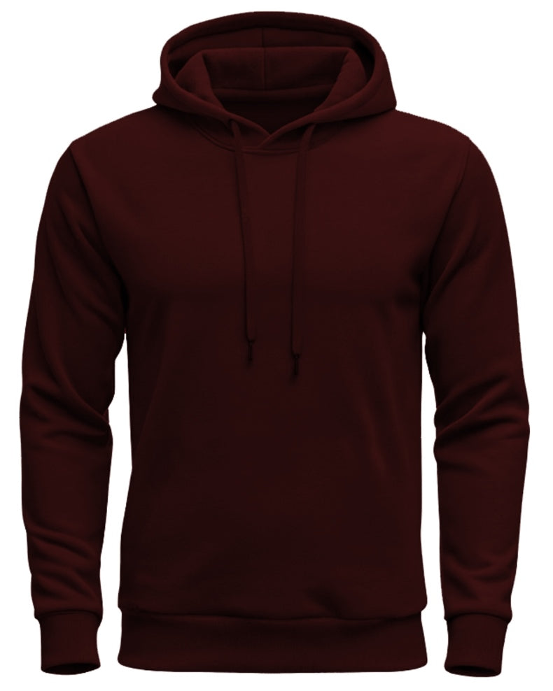 Back Printed Maroon essential hoodie