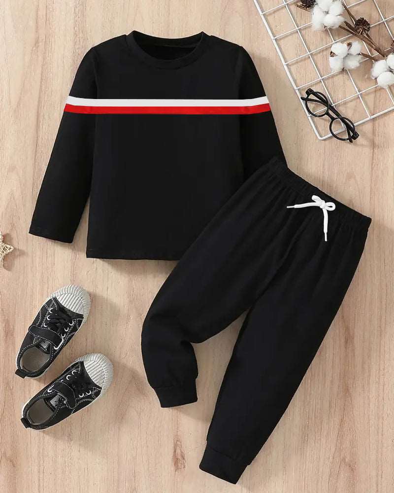Black Boys Top Bottom set - FastColors